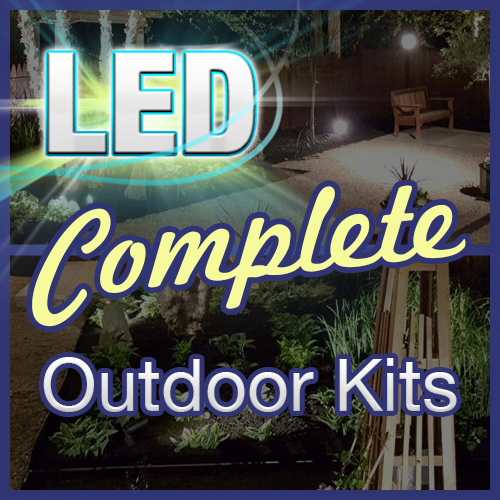 LED complete outdoor lighting kits